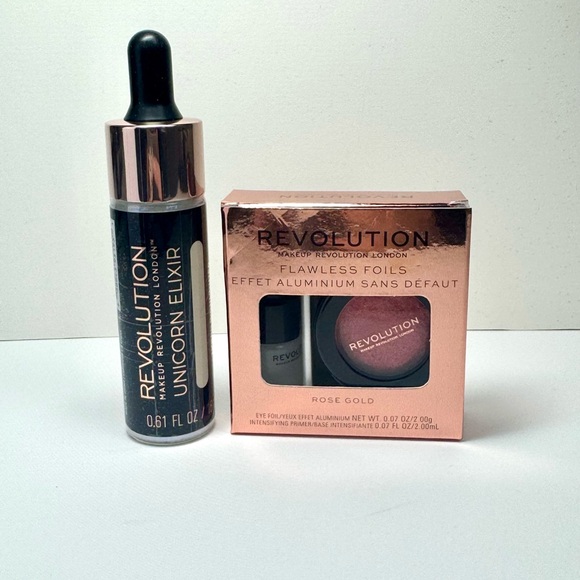 Makeup Revolution Unicorn Elixir & Flawless Foils - Rose Gold - Picture 1 of 5